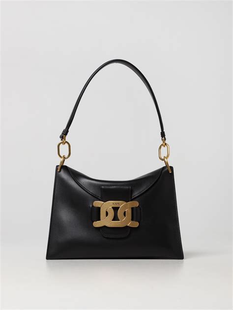 Borsa a spalla Kate Small in pelle in Nero .